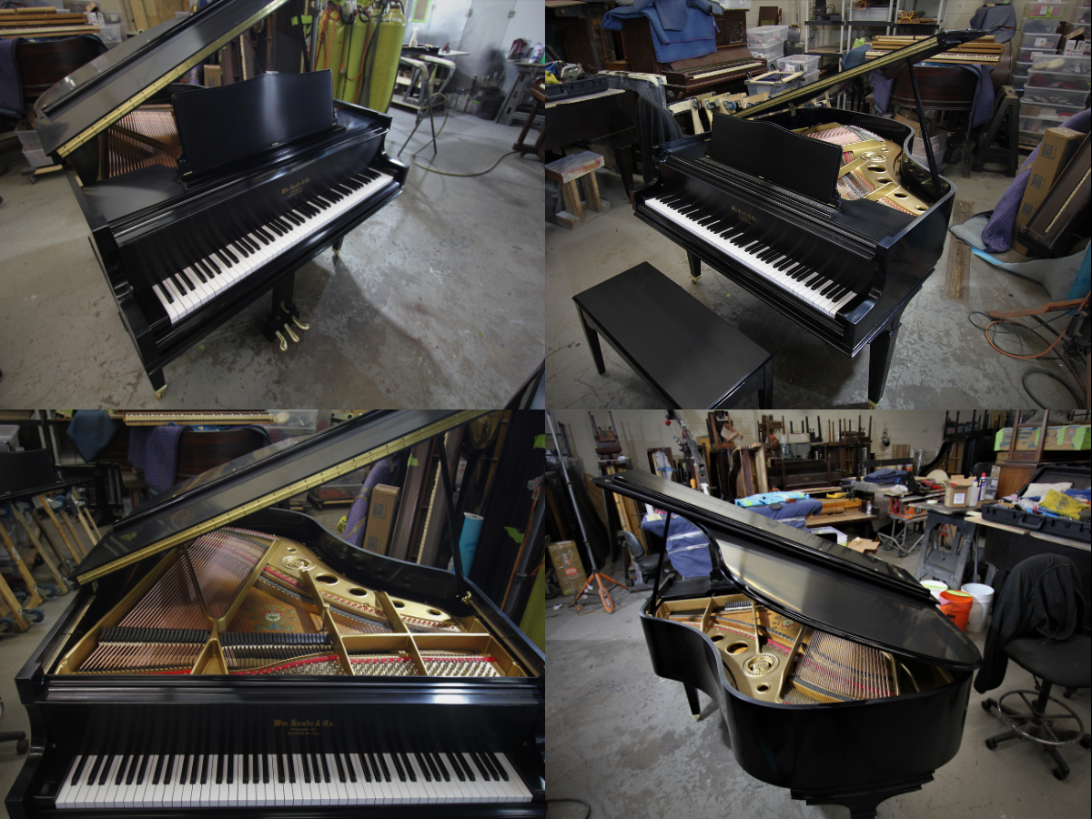 Example of our Piano Restoration Service