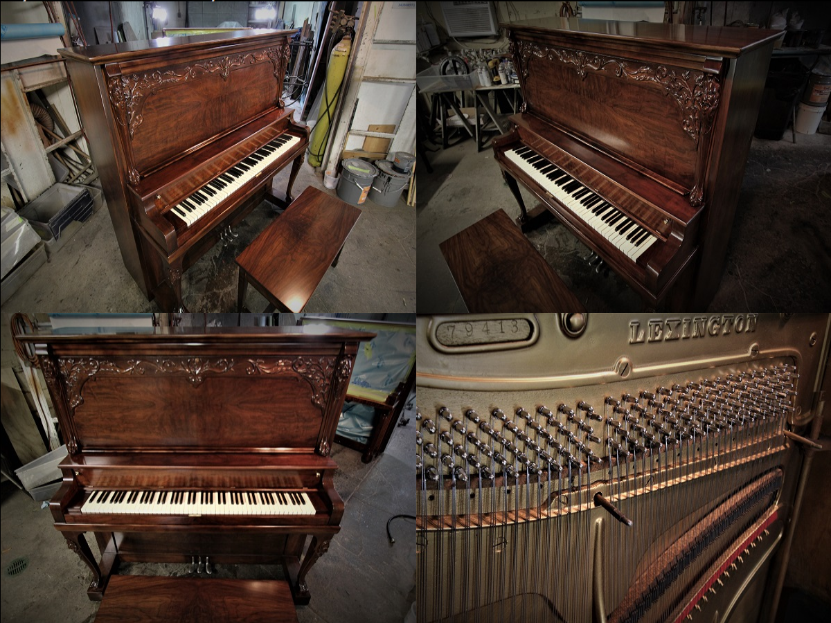 Example of our Piano Restoration Service